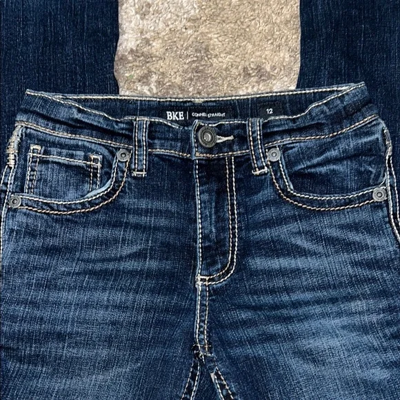 BKE Indigo Denim Jeans with Contrast Stitching - Picture 3 of 3